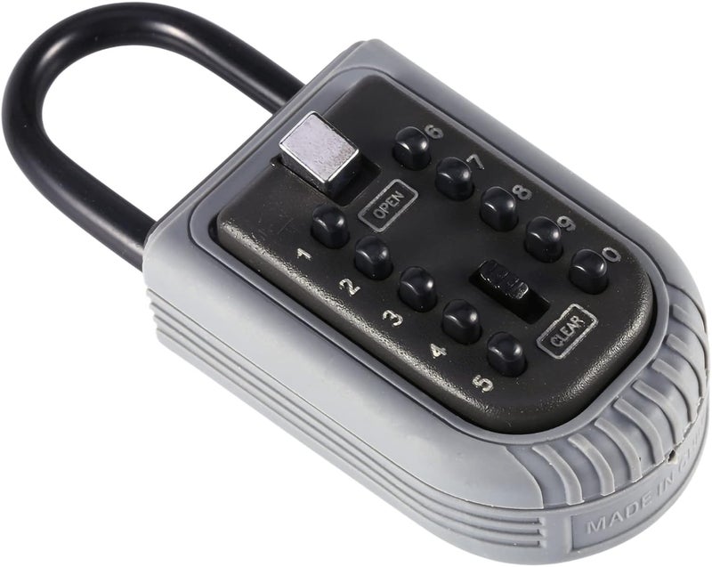 klarako Key Safe Padlock, Key Security Box Storage Lock Case with Combination Lock 10-Digital Password for Home Outdoor - Image 5