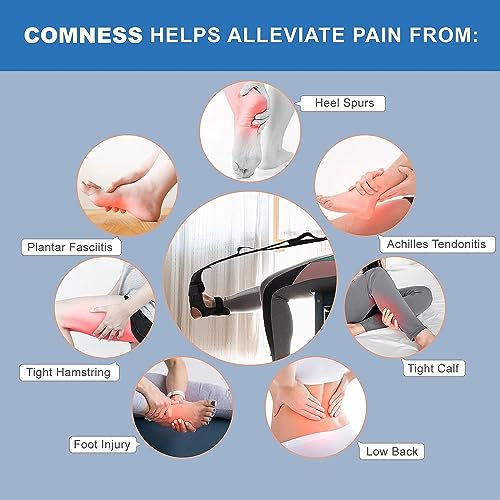 Aegon Foot Stretcher Strap | Calf Stretcher for Plantar Fasciitis | Ligament Stretching | Leg Stretching Strap Belt | Foot Exercise Equipment for Yoga | Hamstring Achilles Tendonitis | Leg Stretcher - Image 5