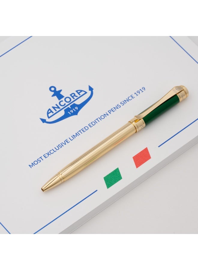 Ancora 1919 Discovery Emirati Limited 888 Edition Refillable Ballpoint Pen - 24K Trim - Engraved Luxury Pen - Gift for Men & Women - Blue Ink ancora - Image 4