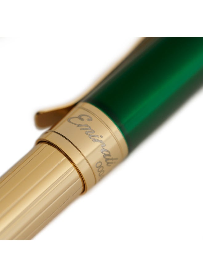 Ancora 1919 Discovery Emirati Limited 888 Edition Refillable Ballpoint Pen - 24K Trim - Engraved Luxury Pen - Gift for Men & Women - Blue Ink ancora - Image 3