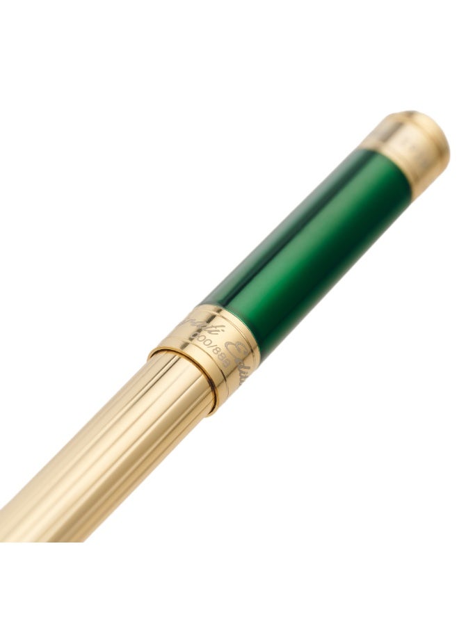 Ancora 1919 Discovery Emirati Limited 888 Edition Refillable Ballpoint Pen - 24K Trim - Engraved Luxury Pen - Gift for Men & Women - Blue Ink ancora - Image 2