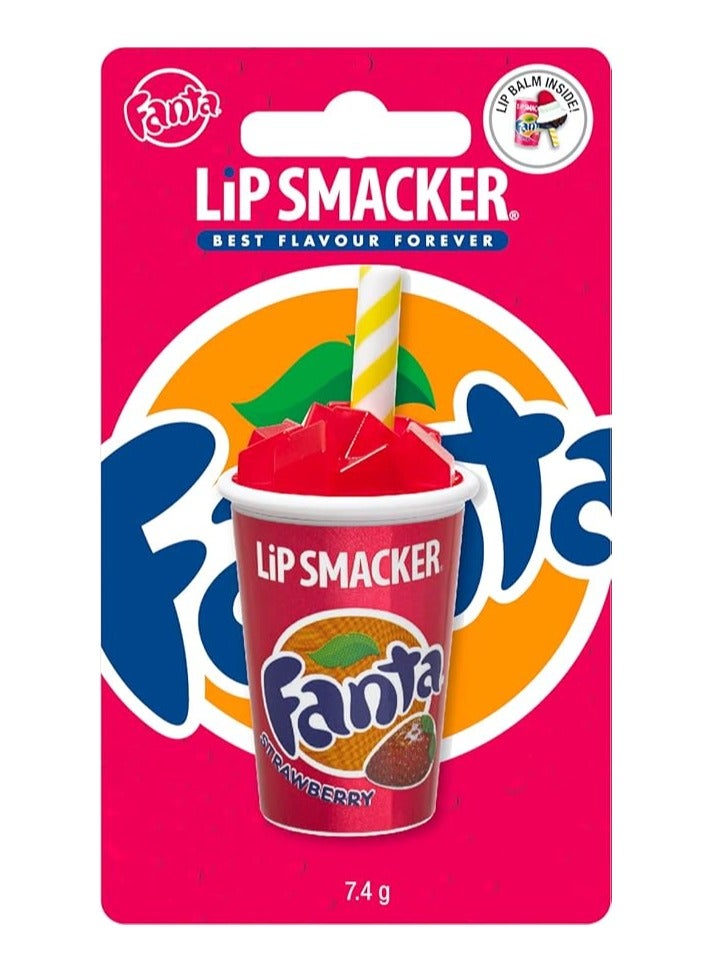 Lip Smacker Coca-Cola Balm Cup – 7.4g, Fanta Strawberry Flavor