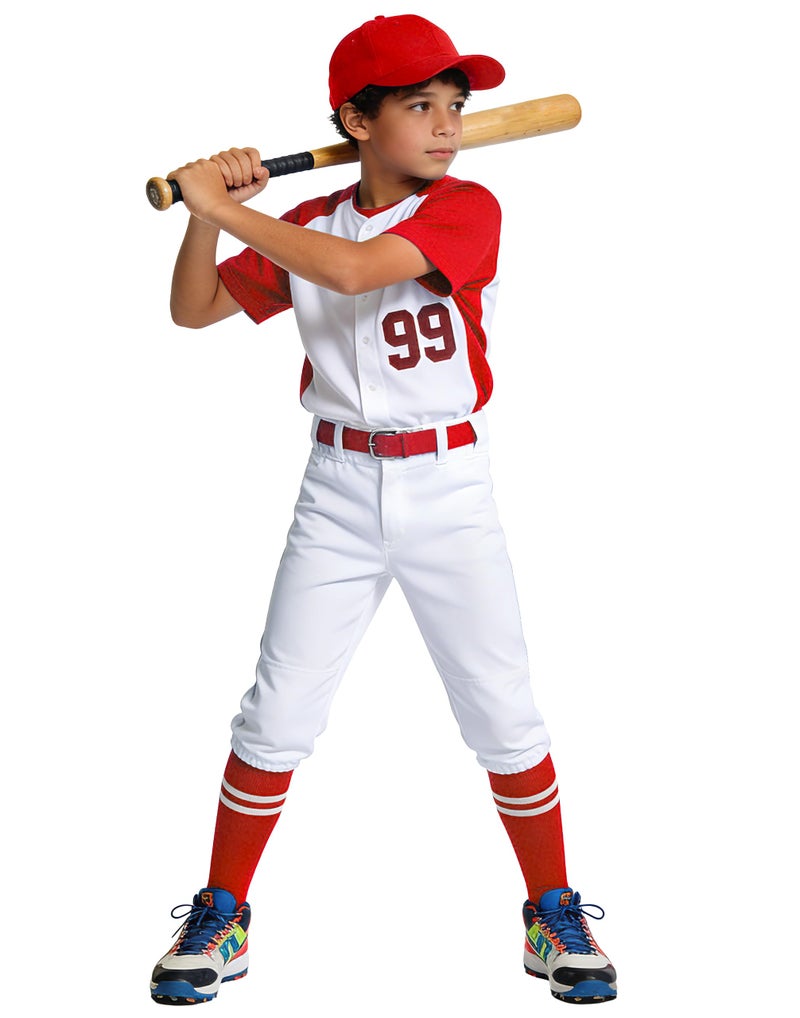 MIVEI 2T/3T/4T/5T to Youth Toddler Boys Knicker Baseball Pants Gilrs Softball Pants Kids Tball Practice Pants with Pockets - Image 1