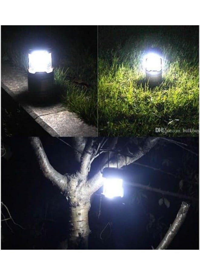 Solar Rechargeable Camping Lantern & Portable Flashlight (1 W + 6 Led) with USB output for  mobile charging, 220 v code(SH-5900T)