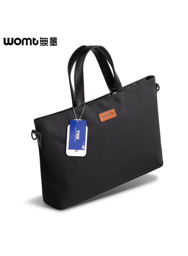 Womt Men's Briefcase, Laptop Bag, Handbag For Business And Casual Use, Shoulder Crossbody Doent Bag, 14 Inches - Image 2