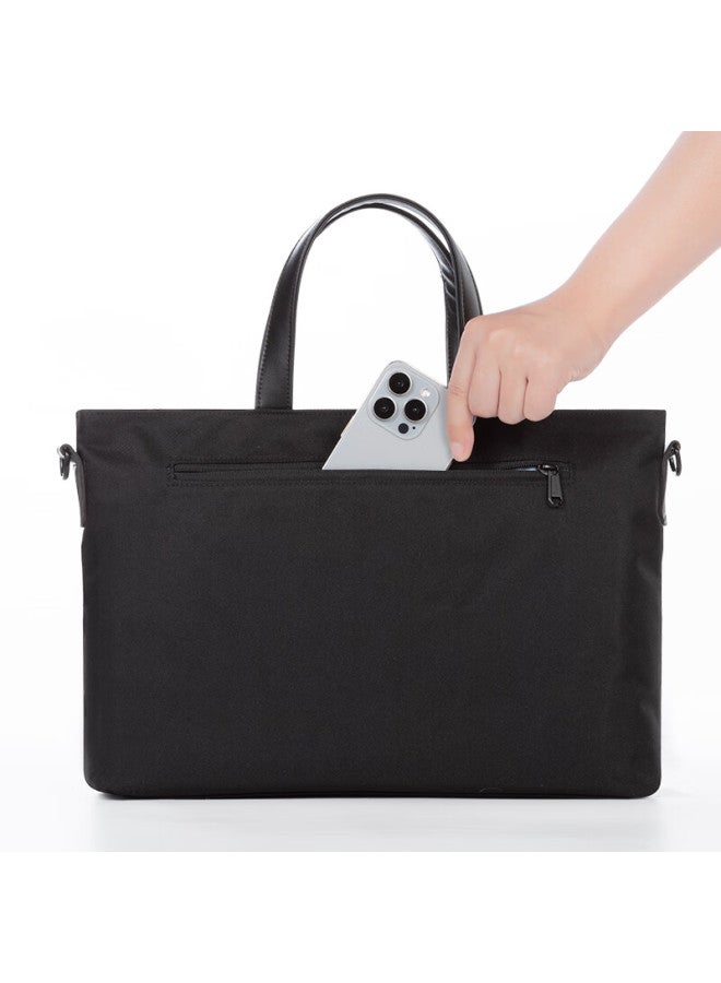 Womt Men's Briefcase, Laptop Bag, Handbag For Business And Casual Use, Shoulder Crossbody Doent Bag, 14 Inches - Image 3