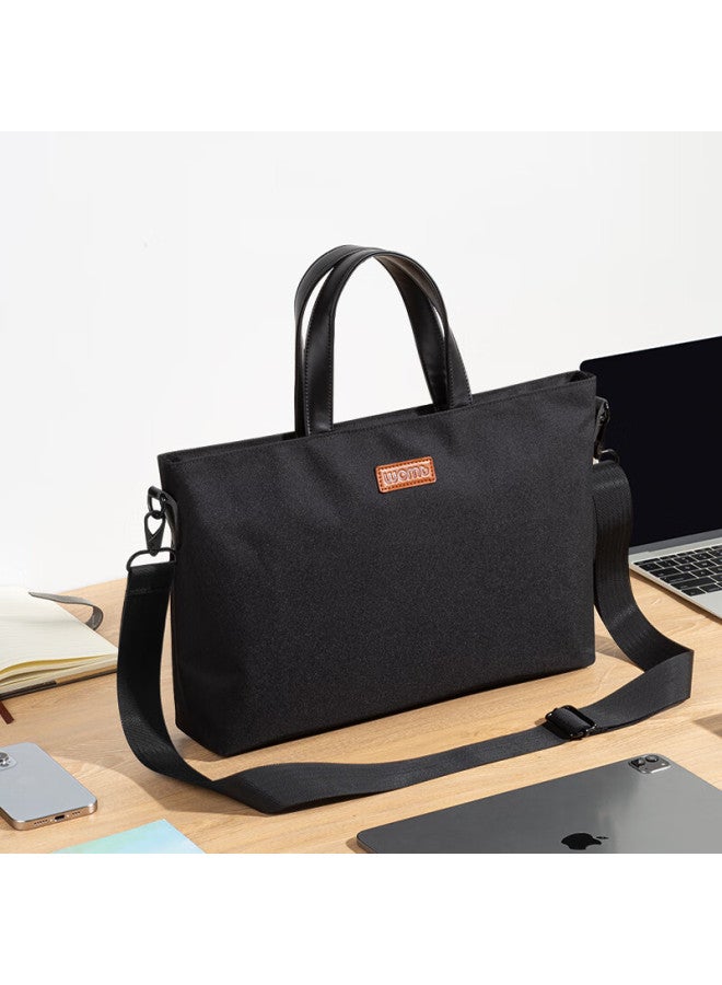 Womt Men's Briefcase, Laptop Bag, Handbag For Business And Casual Use, Shoulder Crossbody Doent Bag, 14 Inches - Image 5