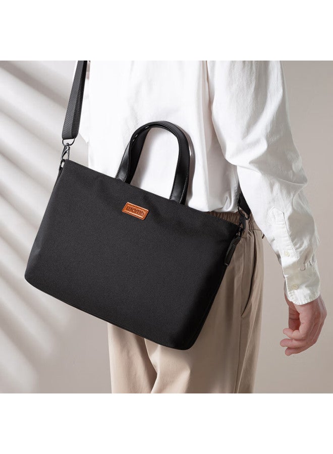 Womt Men's Briefcase, Laptop Bag, Handbag For Business And Casual Use, Shoulder Crossbody Doent Bag, 14 Inches - Image 4