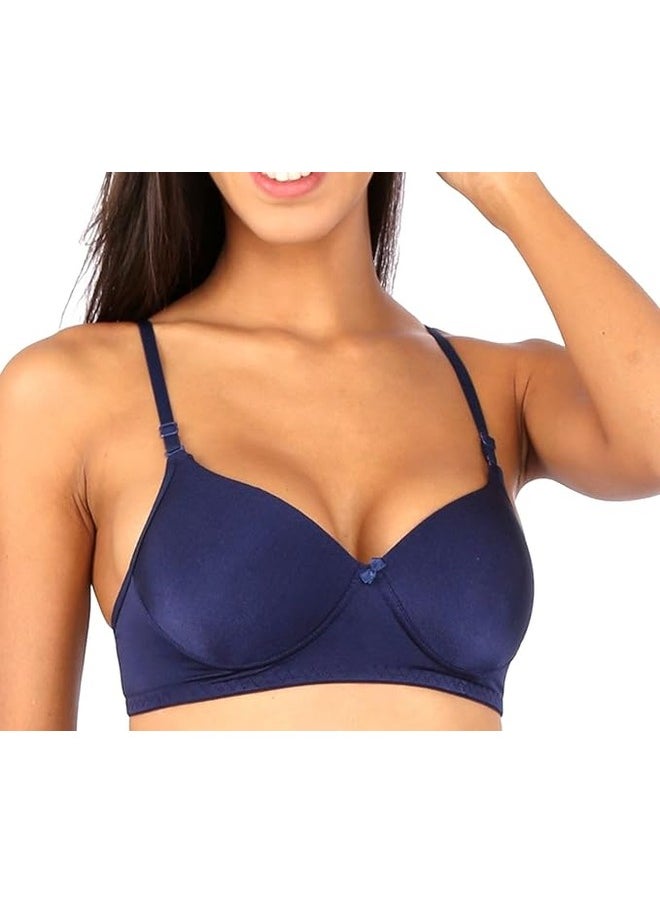 Love Bell - Love Bell Women's Push Up Bra Everyday Padded Bra Lift bras for ladies Seamless T-shirt Bra - Image 1
