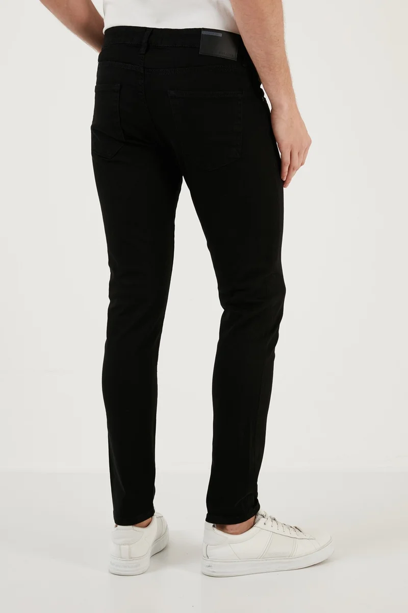 بوراتي Cotton Normal Waist Slim Fit Skinny Jeans Men's Denim Trousers 1120J54NAPOLI