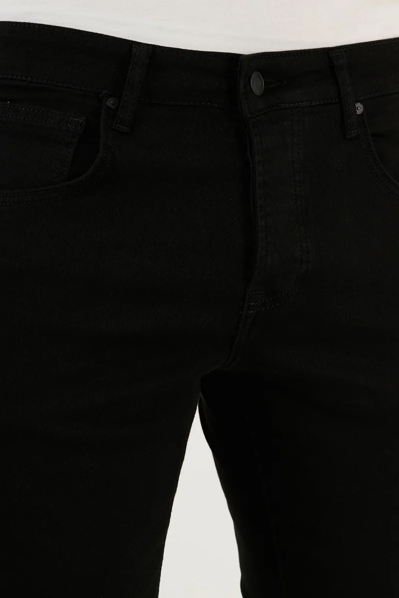 بوراتي Cotton Normal Waist Slim Fit Skinny Jeans Men's Denim Trousers 1120J54NAPOLI
