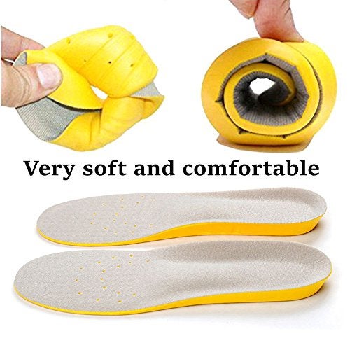Amitataha Shoe Insoles, Memory Foam Insoles, Providing Excellent Shock Absorption and Cushioning for Feet Relief, Comfortable Insoles for Men and Women for Everyday Use, M [US M: 6.5-9/W: 7.5-10] - Image 3