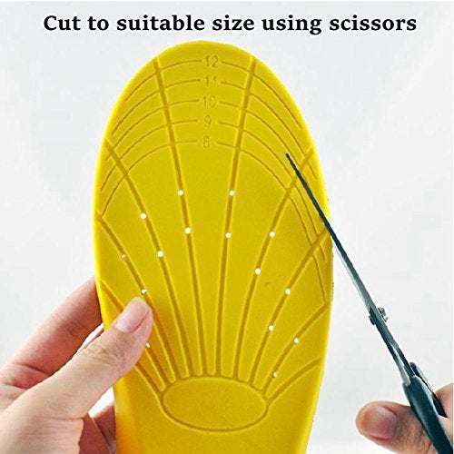 Amitataha Shoe Insoles, Memory Foam Insoles, Providing Excellent Shock Absorption and Cushioning for Feet Relief, Comfortable Insoles for Men and Women for Everyday Use, M [US M: 6.5-9/W: 7.5-10] - Image 4