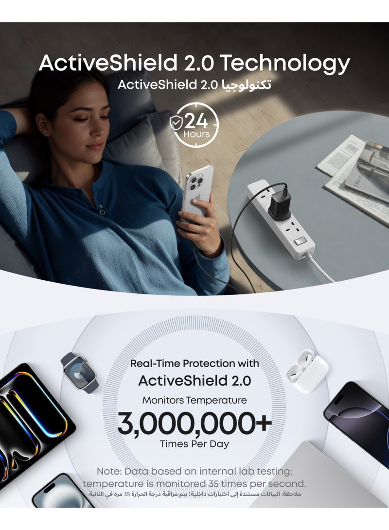 Anker Nano 100W MacBook Charger, USB-C Charger For MacBook, iPad, iPhone Series, Galaxy, And All USB C Devices, 6 ft C Cable Included - - Image 4