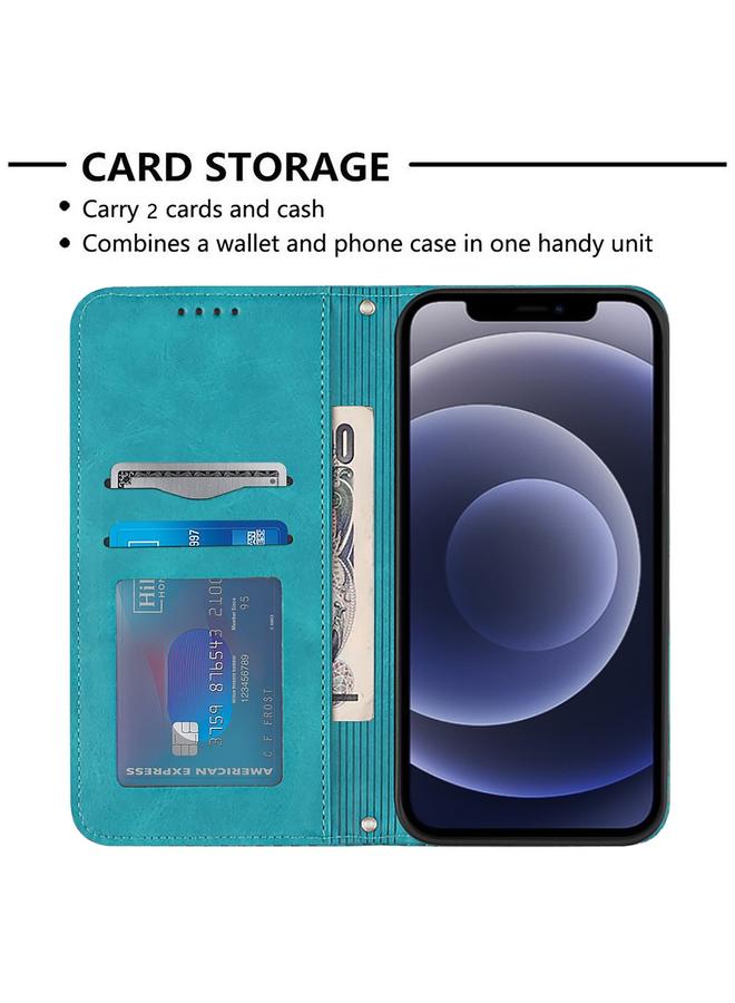 Zaboon Case For iPhone 12 mini Football Texture Magnetic Leather Flip Phone Case - Image 4