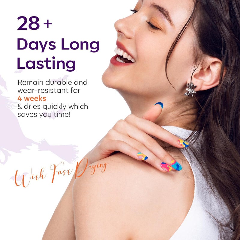 modelones Neon Gel Nail Polish Set, 6 Colors Neon Hot Pink Nail Gel Kit Soak Off Nail Art Gift - Image 2