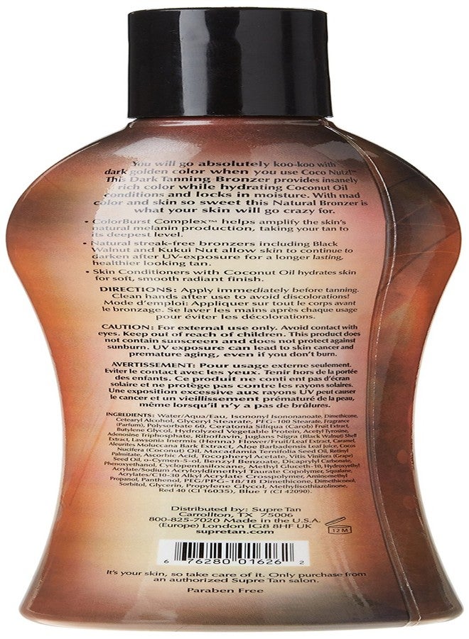 Supre Tan Coco Nutz Dark Tanning Sunbed Bronzer Skin Hydrating Coconut Oil 235 ml - Image 2