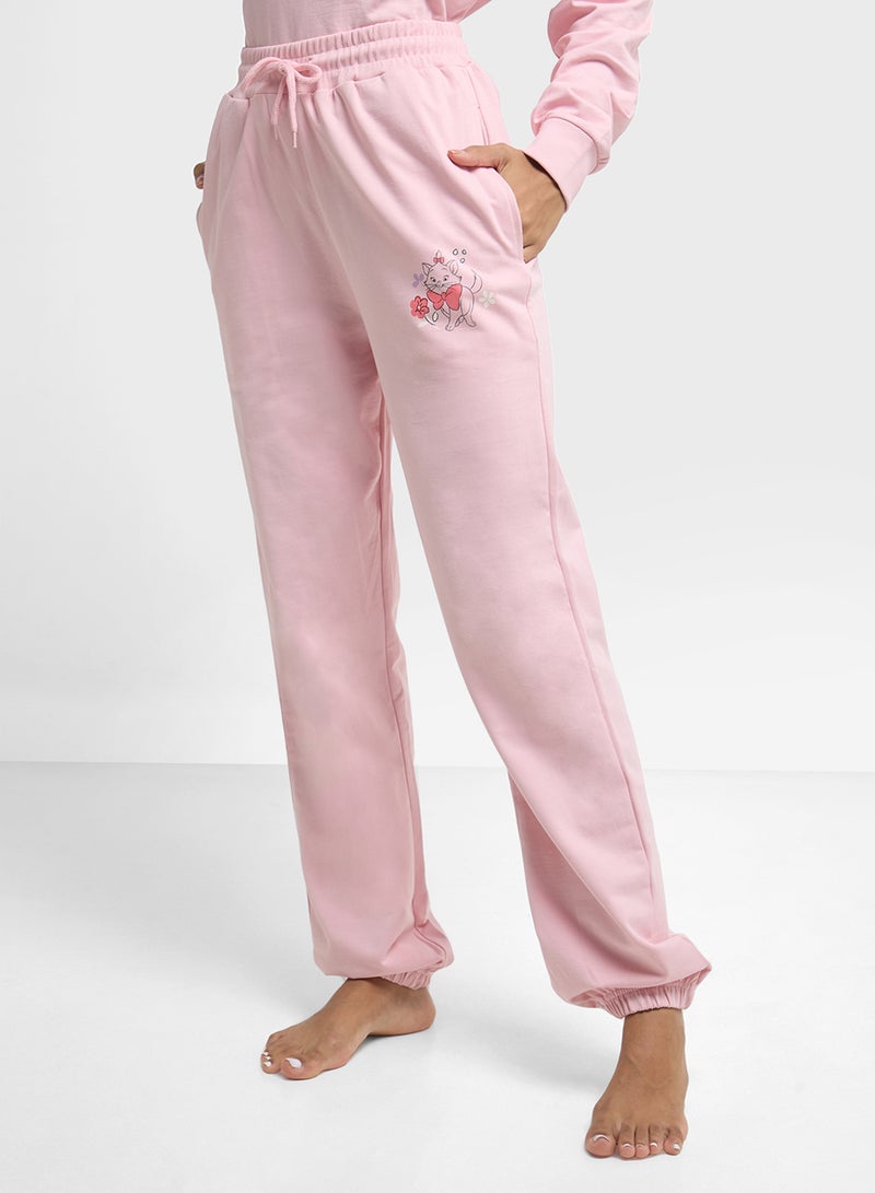 Disney Marie Sweattop & Jogger Pyjama Set - Image 4
