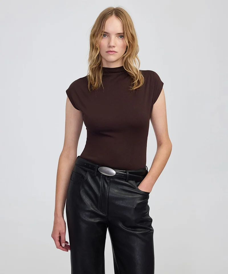 ابيكول High Neck Bodysuit