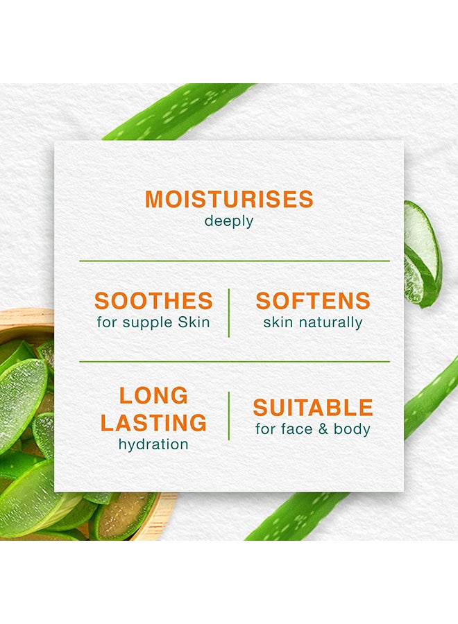 Himalaya Aloe Vera Face And Body Moisturizer Gel Green 175ml - Image 3