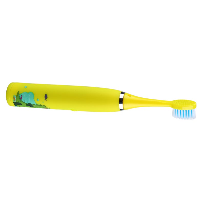 Children Electric Toothbrush 4 Gears 8 Brush Heads USB Charging Kids Electric Toothbrush Yellow - Image 5