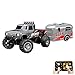 Flashstar Mini Rc Truck 164 Scale Monster Truck Remote Control Car with Lights 24Ghz Remote Control Mini Alloy Monster Truck Rc SpeedSteering Adjustable Grey - Image 3