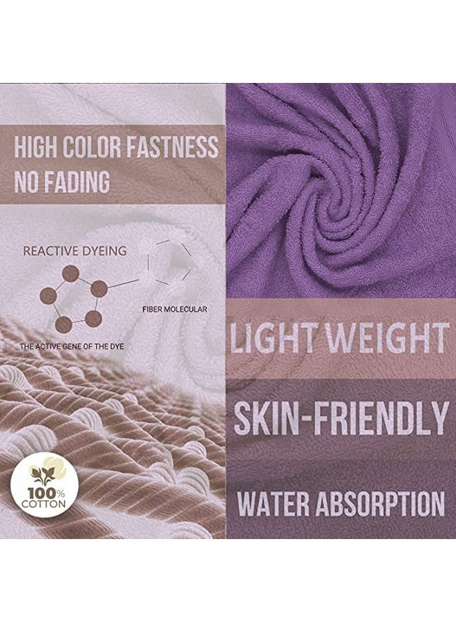 Sassoon Anatolia 100% Cotton 2 Piece Large Bath Towel 500 GSM (Heaven-Purple - 60X120 cms) - Extra Soft, Quick Drying & Super Absorbent Bath Towel for Men/Women - Image 2