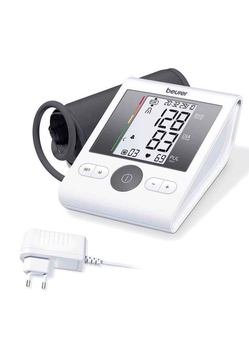 Beurer Bm 28 Upper Arm Blood Pressure Monitor + Adapter - Image 1