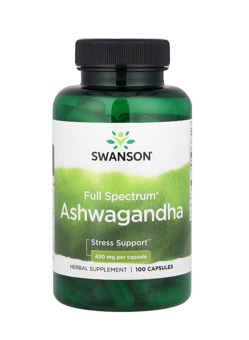 سوانسون العبعب المنوم Full Spectrum®‎ ‏100 كبسولة نباتية صرف (450 ملجم لكل كبسولة) - Image 1