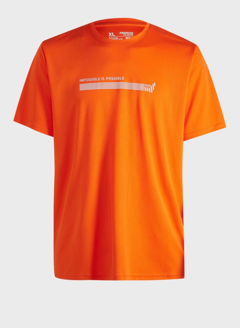 The Emirates Performance Slogan T-Shirt  - Image 1