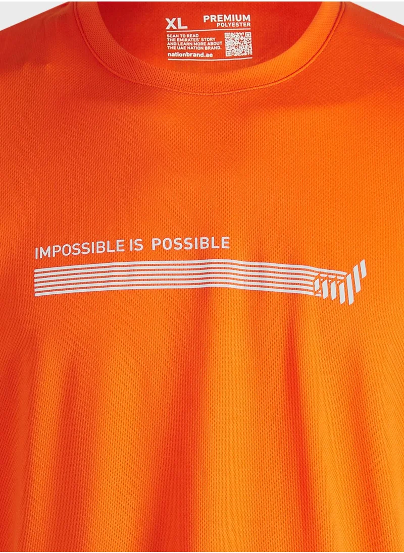 The Emirates Performance Slogan T-Shirt