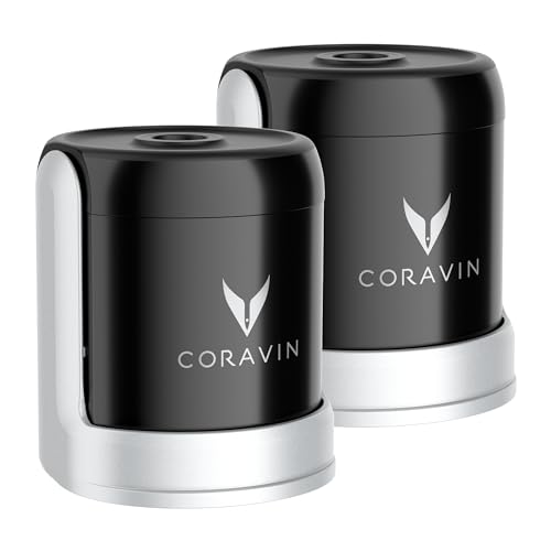 CORAVIN Sparkling Stoppers Preserve Wine for 4 Weeks 2 Stoppers for Champagne Other Sparkling Wines