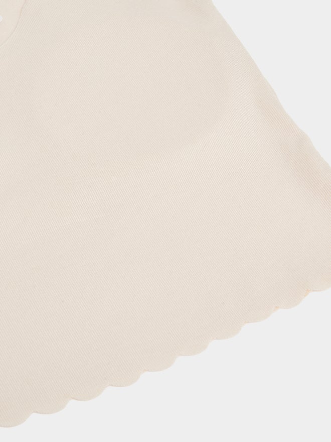 Styli Teen Girls Scalloped Hem Vest with Light Padding - Image 3