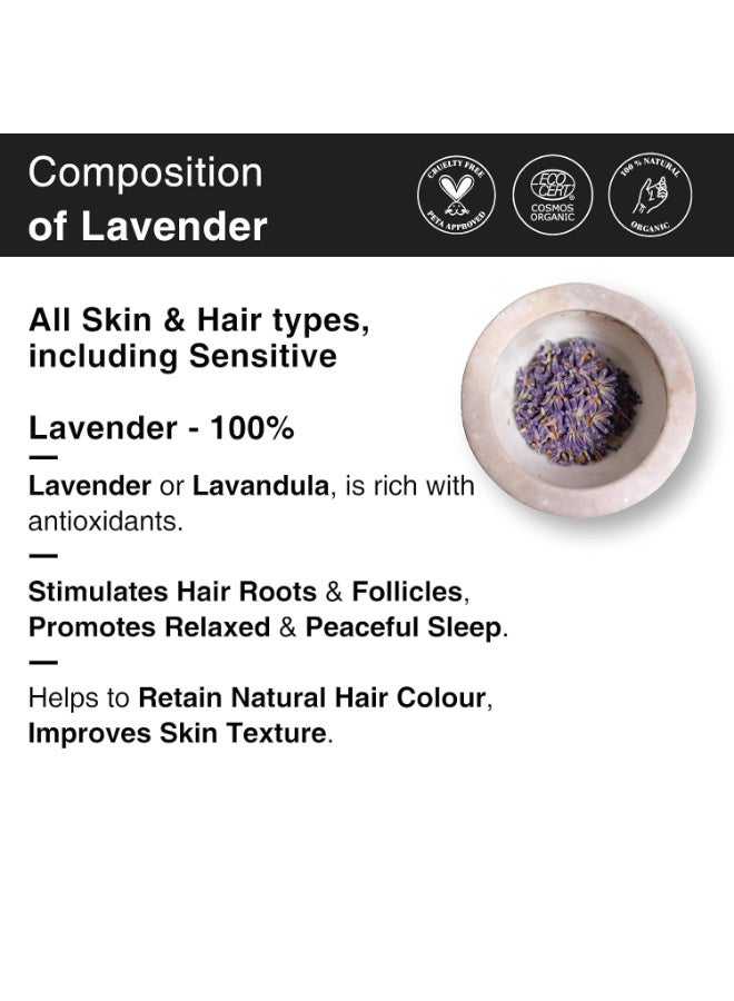 Soulflower Lavender Essential Oil for Healthy Hair & Growth, Skin, Hair Fall Control and Relaxing Sleep| Lavandula Angustifolia | Ecocert Certified Organic 100% Pure, Natural, Undiluted | 15ml - Image 3