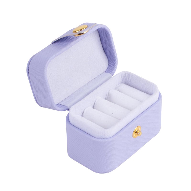 SALTY Fashion Ring Jewellery Organiser Storage Box | Portable | Fancy & Stylish | Travelling | Jewelry Holder | Organizer Case | Perfect for Gifting | Travelling or Everyday Use (Without Rings) - Image 5