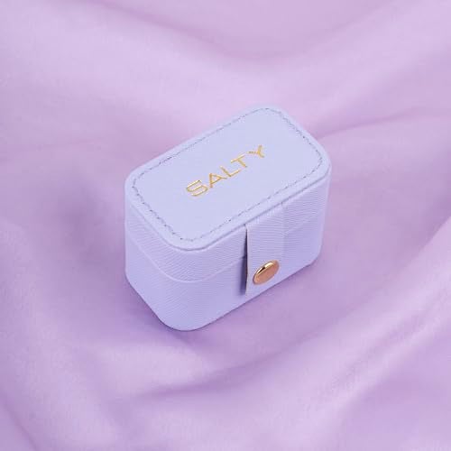 SALTY Fashion Ring Jewellery Organiser Storage Box | Portable | Fancy & Stylish | Travelling | Jewelry Holder | Organizer Case | Perfect for Gifting | Travelling or Everyday Use (Without Rings) - Image 2