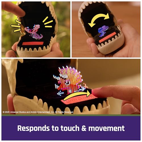 Bitzee, Jurassic World Interactive Dinosaur Toy with 25 Dinosaurs Inside, Reacts to Touch, Pods Connect & Interact, Digital Pet Gifts & Stocking Stuffers for Kids - Image 2