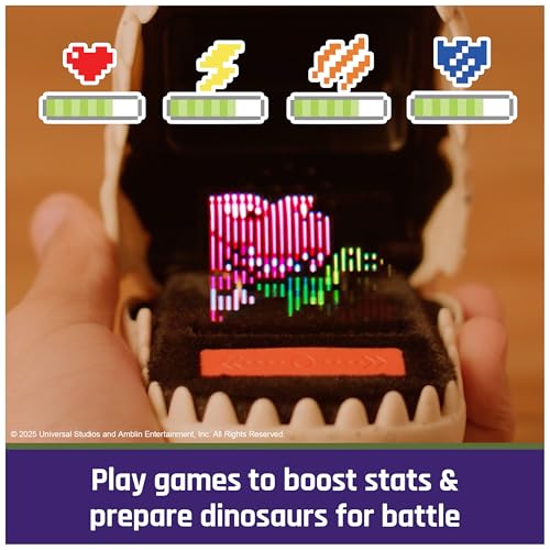 Bitzee, Jurassic World Interactive Dinosaur Toy with 25 Dinosaurs Inside, Reacts to Touch, Pods Connect & Interact, Digital Pet Gifts & Stocking Stuffers for Kids - Image 4