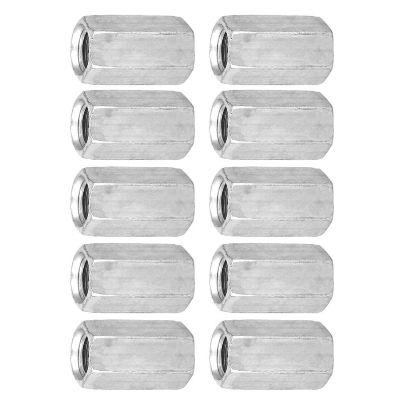 M8 Hex Nut M8*20 Zinc Plated Carbon Steel High Strength Corrosion Resistance - Hexagonal Shape Multi-angle Tool Access Long Rod Nut for Industrial Construction Home Office Appliance Communication Equi - Image 5