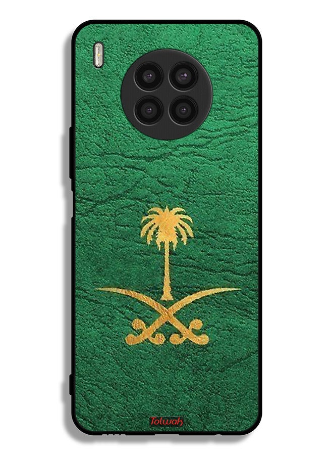 Tolwak Honor 50 Lite Protective Case Cover Kingdom Of Saudi Arabia Sign On Leather - Image 2