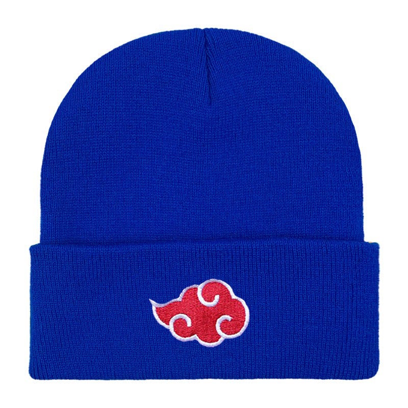 Naruto Cloud Knit Beanie Unisex Winter Warm Sapphire Blue 