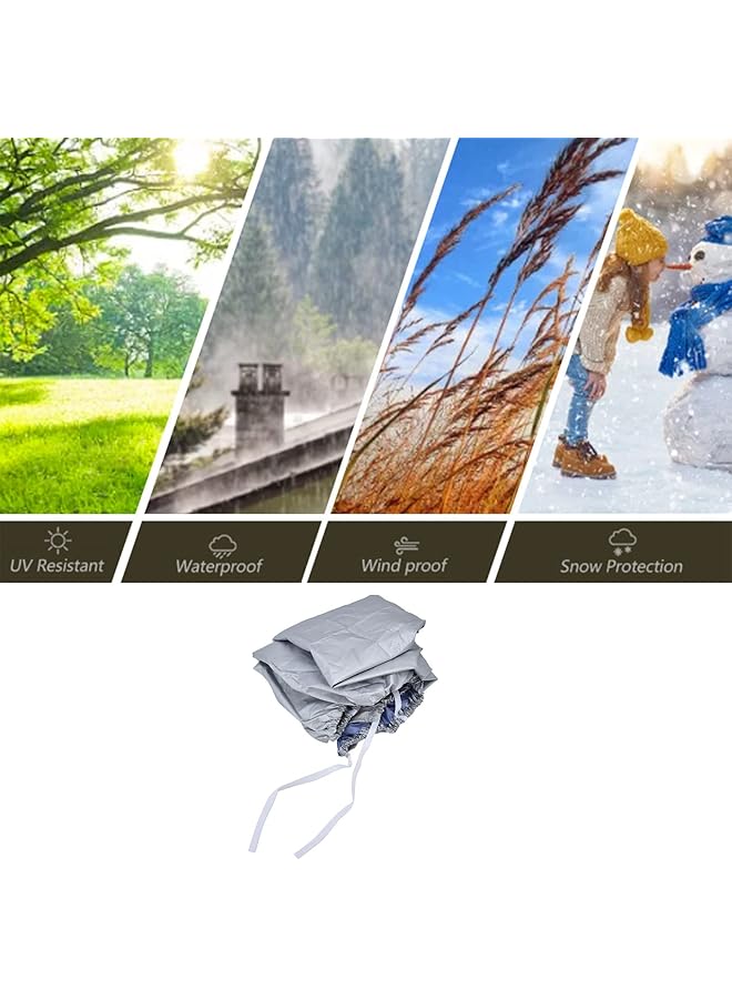erorex 3 Sizes Conditioner Cover Outdoor Conditioner Cover Anti Dust Anti Snow Waterproof Sunproof For Home M703Xarsug 03 - Image 4