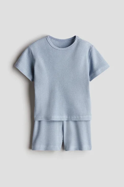 H&M 2-piece waffled cotton set