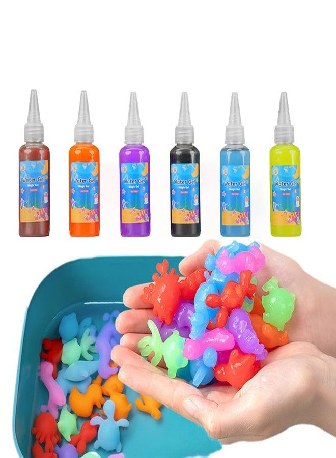 Coniuty Magic Water Elf Toy Powder Refill 6 Packs + 12 Bottles Aqua Fairy Water Color Gel Kit - Image 4