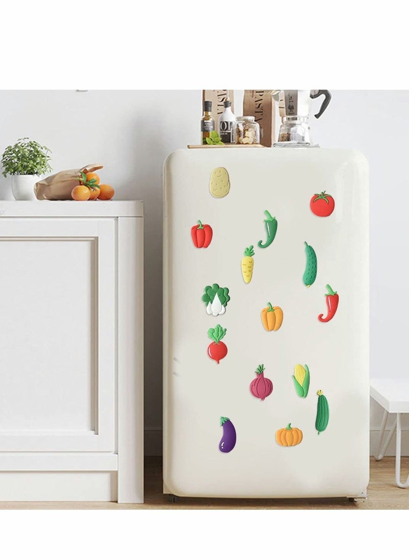 SYOSI Fridge Refrigerator Magnets Set 15 Pcs Cartoon Magnetic Whiteboard Magnets, Office Notice Message for Kids Activity Home Kitchen Decoration Accessories Travel Souvenirs Gifts - Image 2