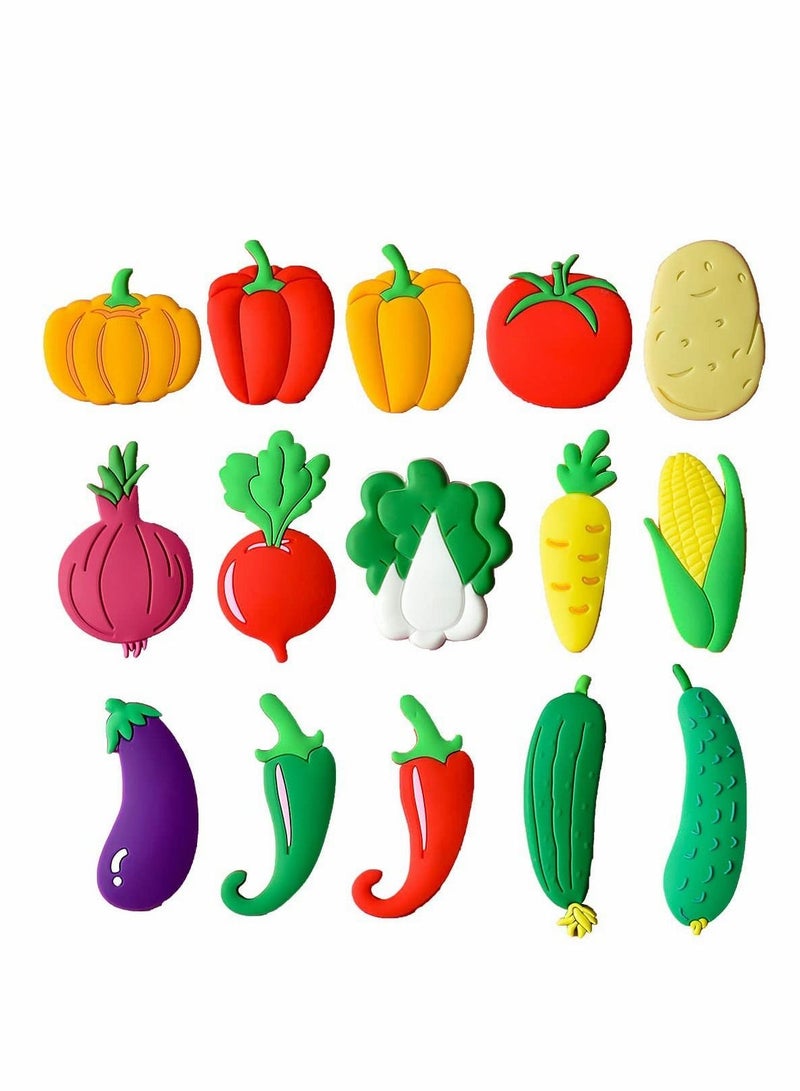 SYOSI Fridge Refrigerator Magnets Set 15 Pcs Cartoon Magnetic Whiteboard Magnets, Office Notice Message for Kids Activity Home Kitchen Decoration Accessories Travel Souvenirs Gifts - Image 1