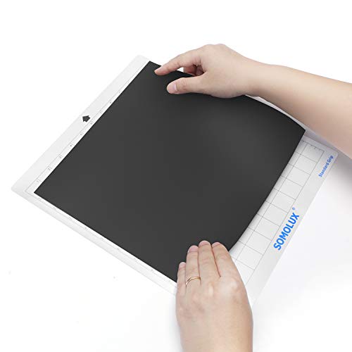 SOMOLUX 5 Pcs Adhesive Cutting Mat Standard-Grip Suit for Silhouette Cameo, Kricut Die Cutting Machine, 12 ×12 Value 5 Pack - Image 4