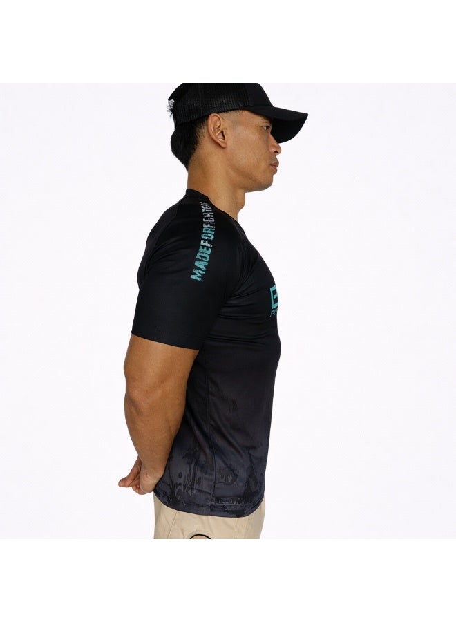 BLYSS Performance Gear Muay Thai T-Shirt Temple Edition Black - Image 4