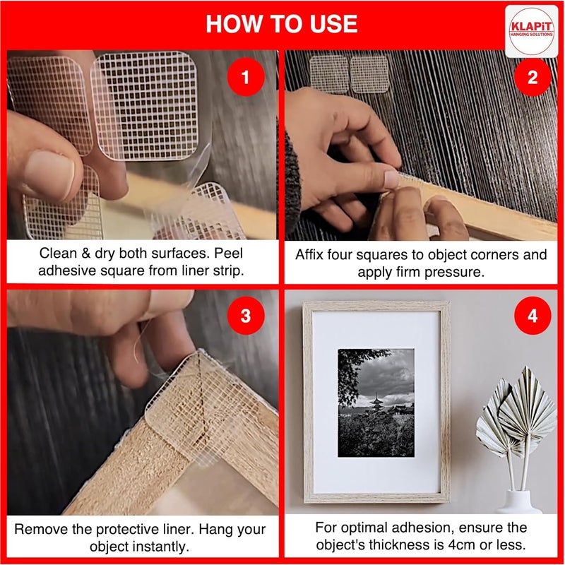 KLAPiT SUPER STRIP EZHold Heavy-Duty Mounting Tape - Image 5