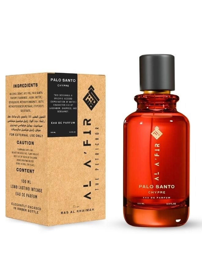 العافر عطر "الأعفر" (AL A'FIR) بتركيبة "بالو سانتو شيبر" (Palo Santo Chypre) – عطر راقٍ يجمع بين النفحات الترابية والزهرية للرجال والنساء | فخامة خالدة - 100 مل - Image 5